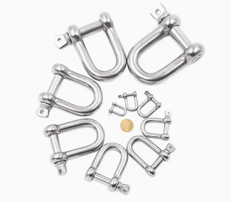 Marine D-Type Joint Anchor Chain End Shackle – Heavy-Duty Corrosion-Resistant Solution